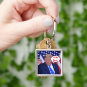 トランプ2024私は戻ってくる キーホルダー (手)
