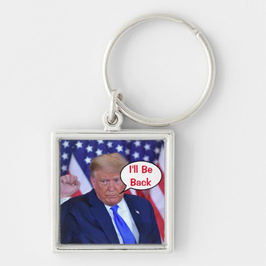 トランプ2024私は戻ってくる キーホルダー (正面)