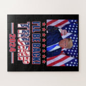 トランプ2024私は戻ってくる ジグソーパズル (横)