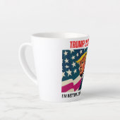 トランプ2024私は見た方が良い カフェラテマグ (左アングル)