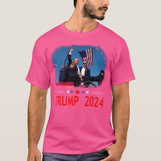 トランプ2024第1画像 Tシャツ (正面)