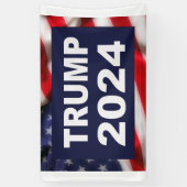 トランプ2024米国国旗 横断幕 (縦)