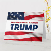 トランプ2024米国選大統領の択 カード (黄色い花)