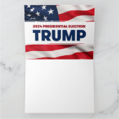 トランプ2024米国選大統領の択 カード (内部)