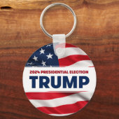 トランプ2024米国選大統領の択 キーホルダー (裏面)