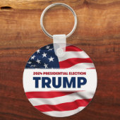 トランプ2024米国選大統領の択 キーホルダー (正面)