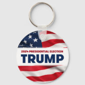 トランプ2024米国選大統領の択 キーホルダー (裏面)