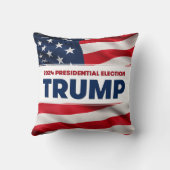 トランプ2024米国選大統領の択 クッション (裏面)