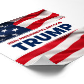 トランプ2024米国選大統領の択 ポスター (角)