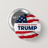 トランプ2024米国選大統領の択 缶バッジ (正面&裏面)