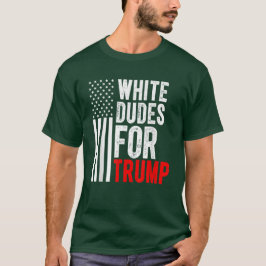 トランプ2024米州旗の白い決闘 Tシャツ