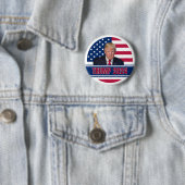 トランプ2024米州旗 缶バッジ (インサイチュ)