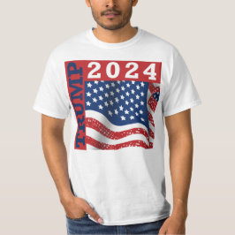 トランプ2024米州旗 Tシャツ