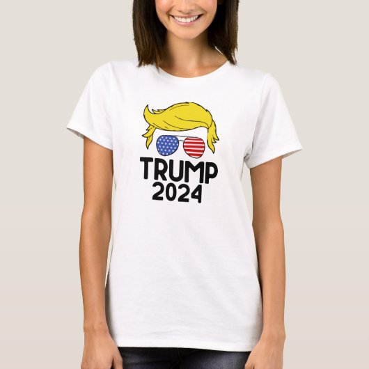 トランプ2024米州旗 Tシャツ (正面)
