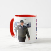 トランプ2024縁どを閉じる マグカップ (正面左)