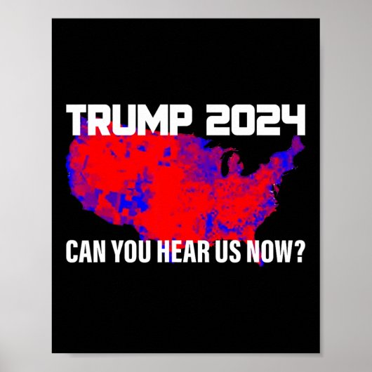 トランプ2024聞こえるか ポスター (正面)