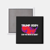 トランプ2024聞こえるか マグネット (正面/裏面)