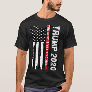 トランプ2024薄い赤最高の線はまだ来Tだ Tシャツ