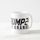 トランプ2024行こうブランドン コーヒーマグカップ (正面右)