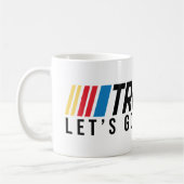 トランプ2024行こうブランドン コーヒーマグカップ (左)