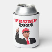 トランプ2024親指アップ 缶クーラー (缶正面)