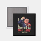 トランプ2024誇りを持ったごみ投票トランプ大統領 マグネット (正面/裏面)