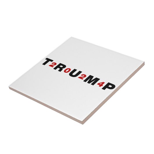 トランプ2024赤 タイル (側面)