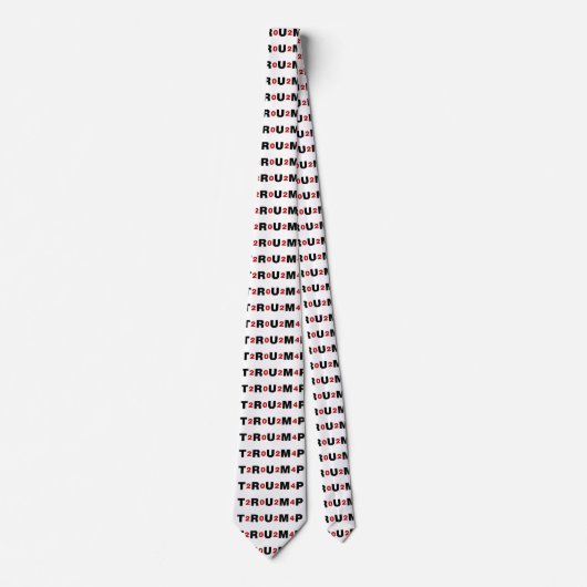 トランプ2024赤 ネクタイ (正面)