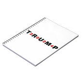 トランプ2024赤 ノートブック (左側)