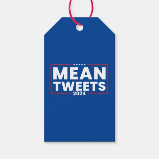 トランプ2024辛口ツイート選挙 ギフトタグ (正面)