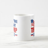 トランプ2024選おもしろい挙以外の誰でも コーヒーマグカップ (中央)