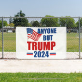トランプ2024選おもしろい挙以外の誰でも 横断幕 (インサイチュ)