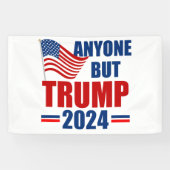 トランプ2024選おもしろい挙以外の誰でも 横断幕 (横)