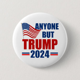 トランプ2024選おもしろい挙以外の誰でも 缶バッジ