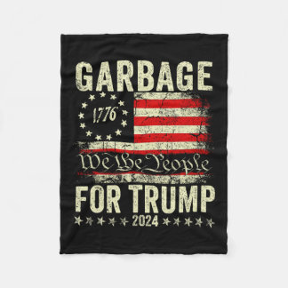 トランプ2024選挙ごみ投票トランプ主宰 フリースブランケット