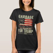 トランプ2024選挙ごみ投票トランプ主宰 Tシャツ (正面)