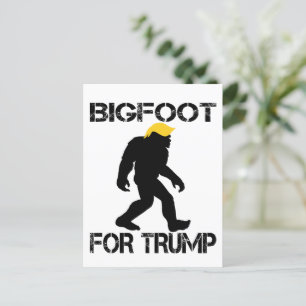 トランプ2024選挙のためのビッグフット ポストカード