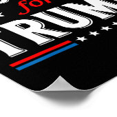 トランプ2024選挙ガーバおもしろいグマンのためのトラッシュメン ポスター (角)