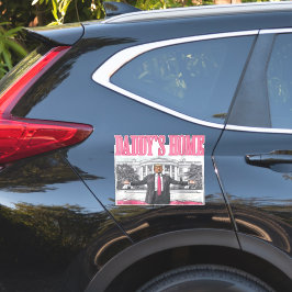 トランプ2024選挙パパのホームピンク シール