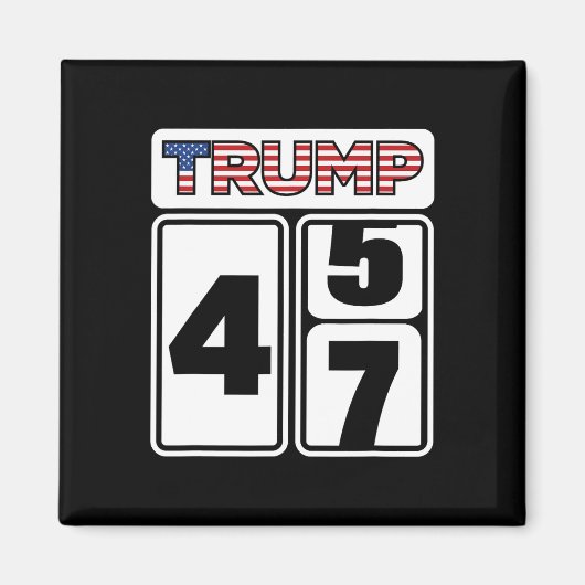トランプ2024選挙47勝勝利勝敗Inaug大統領 マグネット (正面)
