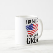 トランプ2024選挙 コーヒーマグカップ (正面右)
