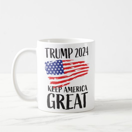 トランプ2024選挙 コーヒーマグカップ (左)