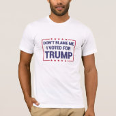 トランプ2024選挙 – 私はトランプに投票 Tシャツ (正面)