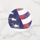 トランプ2024青の消えたアメリカ国旗のキャンペーン コンフェッティ (スモール正面)