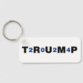 トランプ2024青 キーホルダー (裏面)