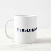 トランプ2024青 コーヒーマグカップ (左)