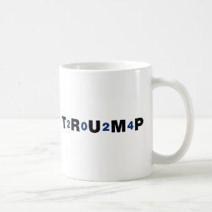 トランプ2024青 コーヒーマグカップ