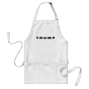 トランプ2024青 スタンダードエプロン