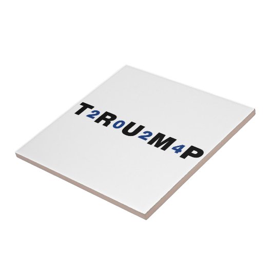 トランプ2024青 タイル (側面)