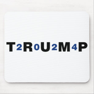 トランプ2024青 マウスパッド